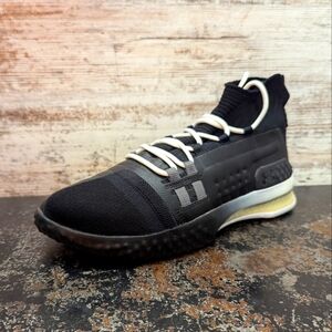 Under Armour Black and White Athletic Shoes